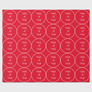 Papel De Presente Escritor No Trabalho Vermelho