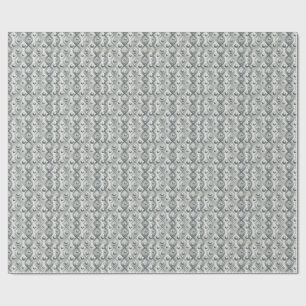Papel De Presente Esferas de Onda Abstrata Moderna Padrão Futurista