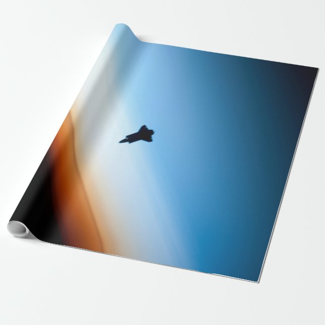 Papel De Presente Espaço bonito (Desenrolado)