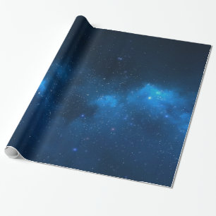 PAPEL DE PRESENTE ESPAÇO ESTRELADO