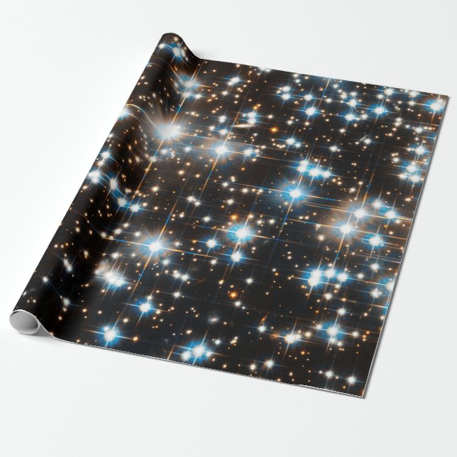 PAPEL DE PRESENTE ESPAÇO PROFUNDO ASTROPHOTO DE HUBBLE (Desenrolado)