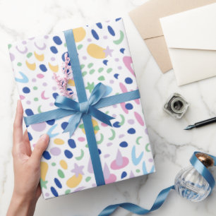 Papel De Presente Espaço subaquático.