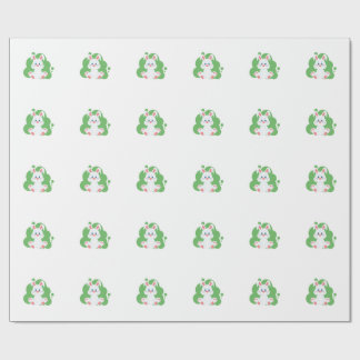 Papel De Presente Espalho do coelho da caricatura