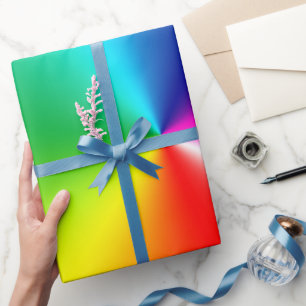 Papel De Presente Espectro arco-íris