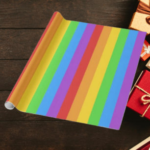 Papel De Presente Espectro do Orgulho: Bandeira Arco-íris