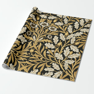 Papel De Presente Espelhos de William Bolotas & Folhas de Carvalho J