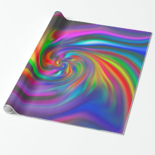 Papel De Presente Espirais de fundo abstrato Soft II