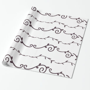 Papel De Presente espiral padronizada