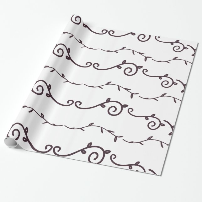 Papel De Presente espiral padronizada (Desenrolado)