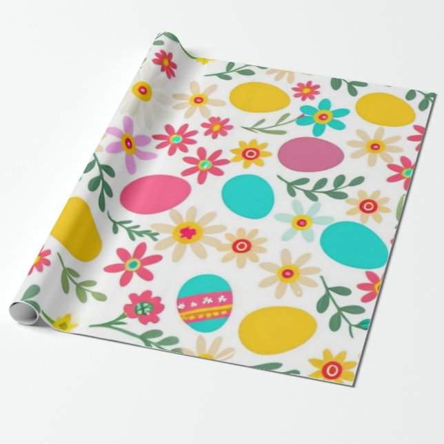 Papel De Presente Esplendor Springtime (Desenrolado)