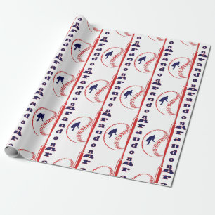 Papel De Presente Esporte All-Star com Baseball