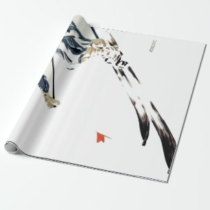 Papel De Presente Esportes de Inverno Esqui Antigo Viagem Alemanha