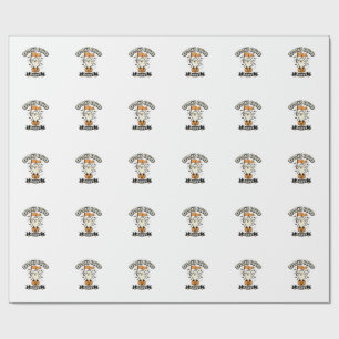 Papel De Presente Esquadrão de Fantasmas de Halloween
