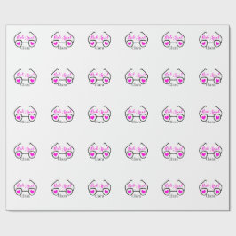 Papel De Presente Esquadrão-preto-rosa-esquadrão-preto