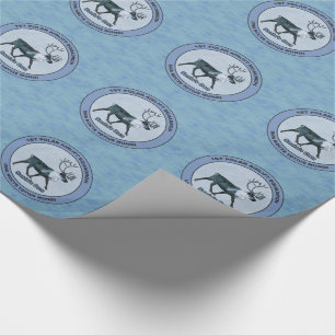 Papel De Presente Esquadrões polares do transporte aéreo do papai