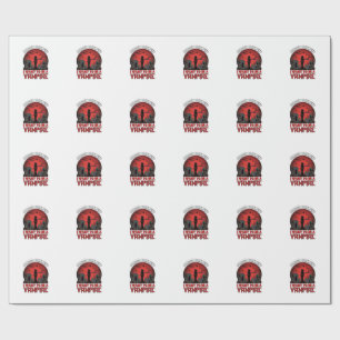 Papel De Presente Esqueça Princesa Quer Ser Vampira Halloween_1