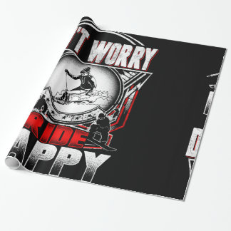 Papel De Presente Esqui feliz