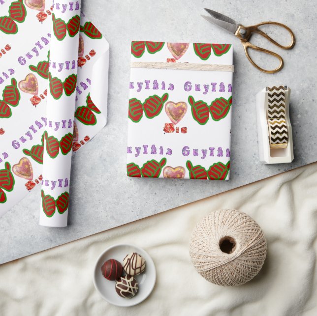 Papel De Presente Esta Cara Adora Grande Impressão de Arte Presente (Artesanato)