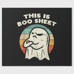Papel De Presente Esta é uma Folha de Fantasma Boo