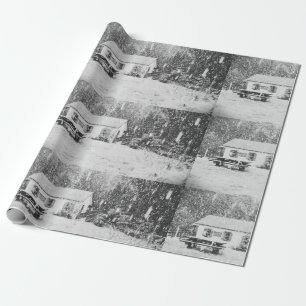 Papel De Presente Estação da guarda dos empacotador