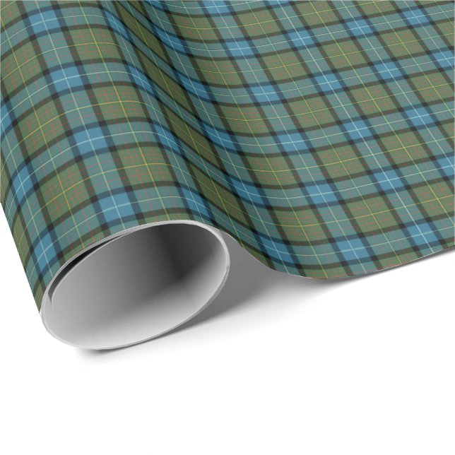 Papel De Presente Estado da Califórnia, Tartan (Ponta do rolo)