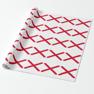 Papel De Presente Estado do Alabama Flag Design