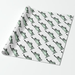 Papel De Presente Estátua da Liberdade