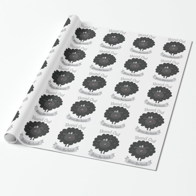 Papel De Presente Esteja para fora (Desenrolado)
