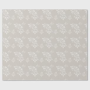 Papel De Presente Estética do Padrão Floral Boho Chic