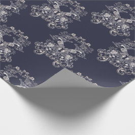 Papel De Presente Estilo Barroco Retrorretro