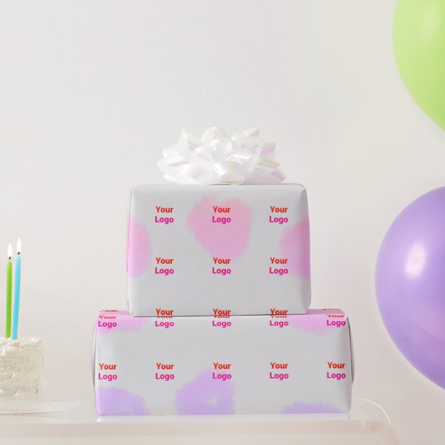 PAPEL DE PRESENTE ESTILO CHIC ELEGANTE MONOGRAMA MODERNO MINIMALISTA (Presentes para festas)