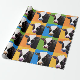 Papel De Presente Estilo de pop de vaca