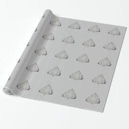 PAPEL DE PRESENTE ESTILO E DESIGN DE EMBALAGEM DE NATAL