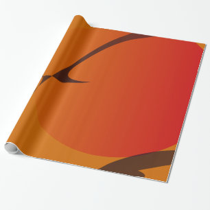 Papel De Presente Estilo japonês do impressão de bloco de madeira 