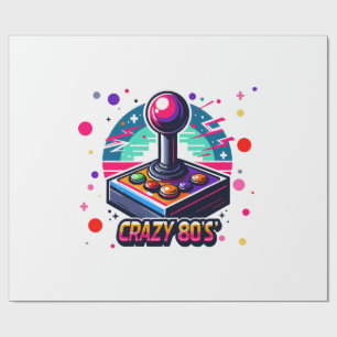 Papel De Presente estilo louco dos anos 80