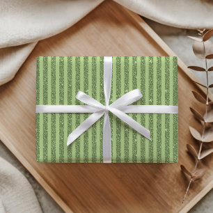 Papel De Presente Estilo Minimalista com Brilho de Pistácio Suave