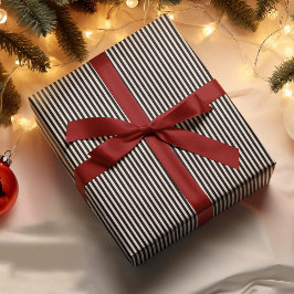 Papel De Presente Estilo Simples Elegante de Cor de Natal em Faixa P