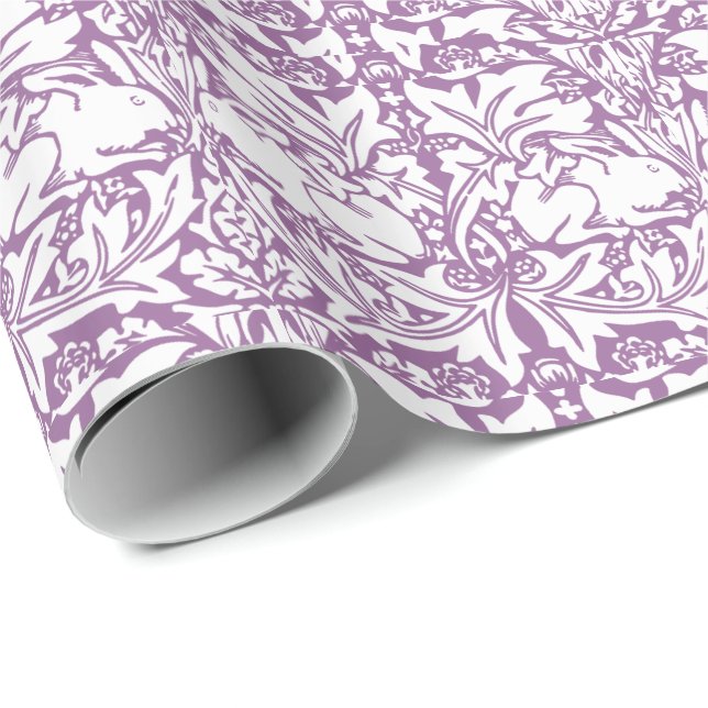 Papel De Presente Estilo Vintage Coelho & Botânica  (Ponta do rolo)