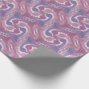 Papel De Presente Estímulo Tesselação de Hares Swirling 5 Moldage