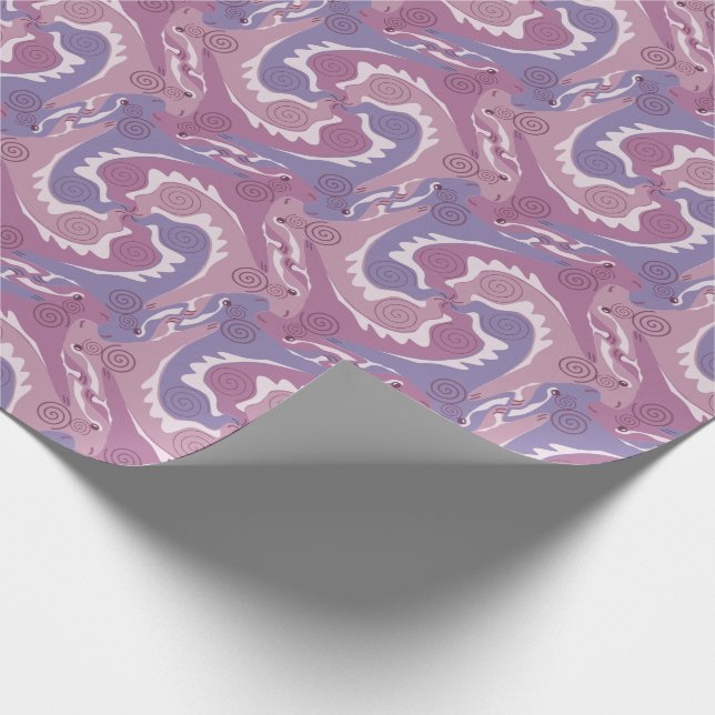 Papel De Presente Estímulo Tesselação de Hares Swirling 5 Moldagem P (Ponta)