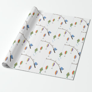 Papel De Presente Estirpes De Pesca