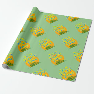 Papel De Presente Estou no horário da Ilha!