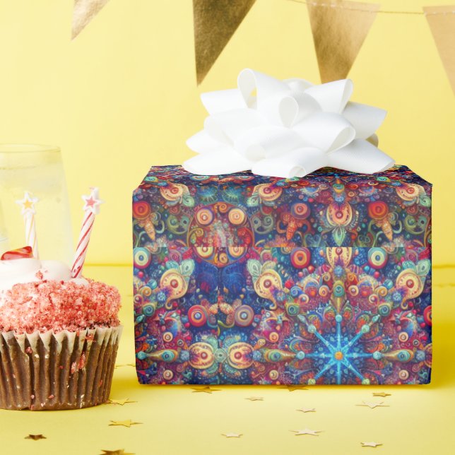 PAPEL DE PRESENTE ESTRELA CHRISTMAS (Festa de aniversário)