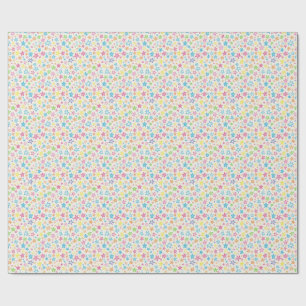 Papel De Presente estrela colorida
