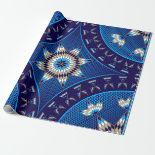 Papel De Presente Estrela da Manhã (Azul)