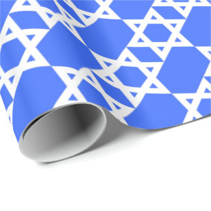 Papel De Presente Estrela de Davi