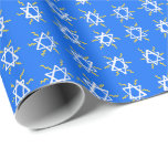 Papel De Presente Estrela de David Hanukkah Padrão Blue Gift<br><div class="desc">Verifique meu compro para mais cores e padrões! Por favor, observe cuidadosamente como o Zazzle impressão o padrão e certifique-se de que o tamanho está certo para suas necessidades. Eles repetem o padrão a cada 36" para que ele não se alinhe aos seus propósitos. Isto é verdade para todos os...</div>