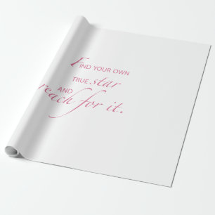 Papel De Presente Estrela de Graduação Niece, Presente Personaliza
