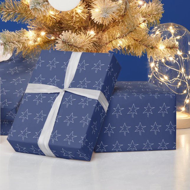 Papel De Presente Estrela Real de Natal (Feriados)