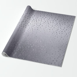 Papel De Presente Estrelas brilhantes de prata Confetti Vip